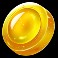 fruity treats round yellow sweet symbol