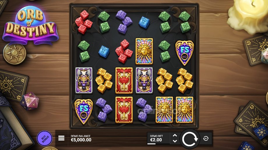 orb of destiny slot base game