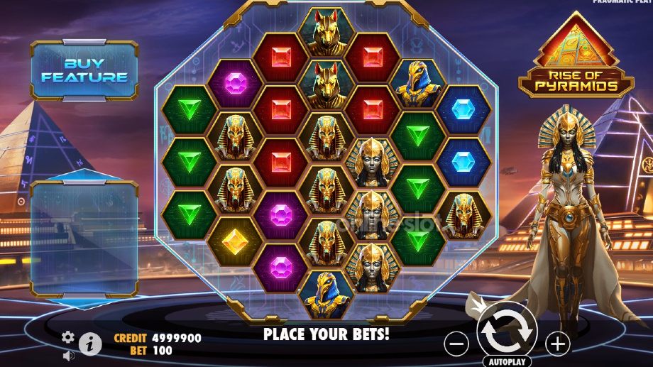 rise of pyramids slot base game