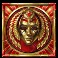tomb of gold Pharaoh Queen symbol