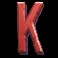 Chilli bandits slot K symbol
