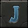 Merlin's Fortune slot J symbol