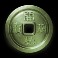 Three Samurai slot Green coin symbol