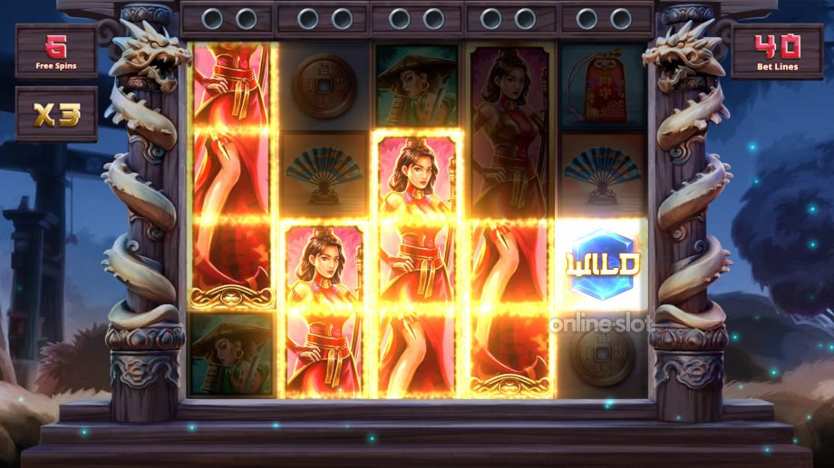 Three Samurai slot freespins