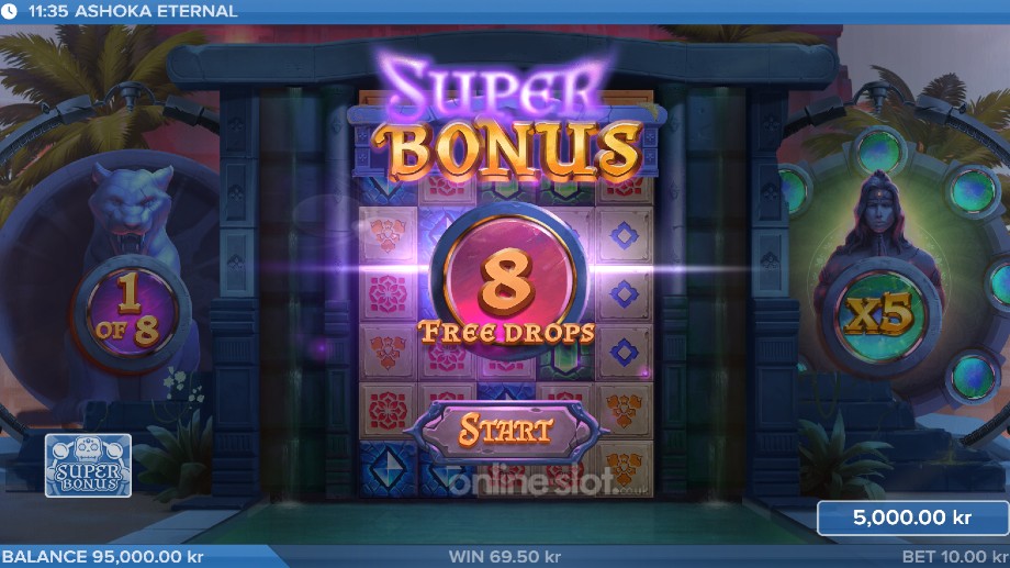 ashoka eternal slot free drops feature