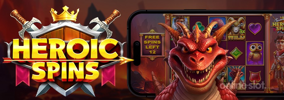 heroic spins mobile slot