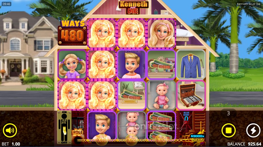 kenneth must die slot base game