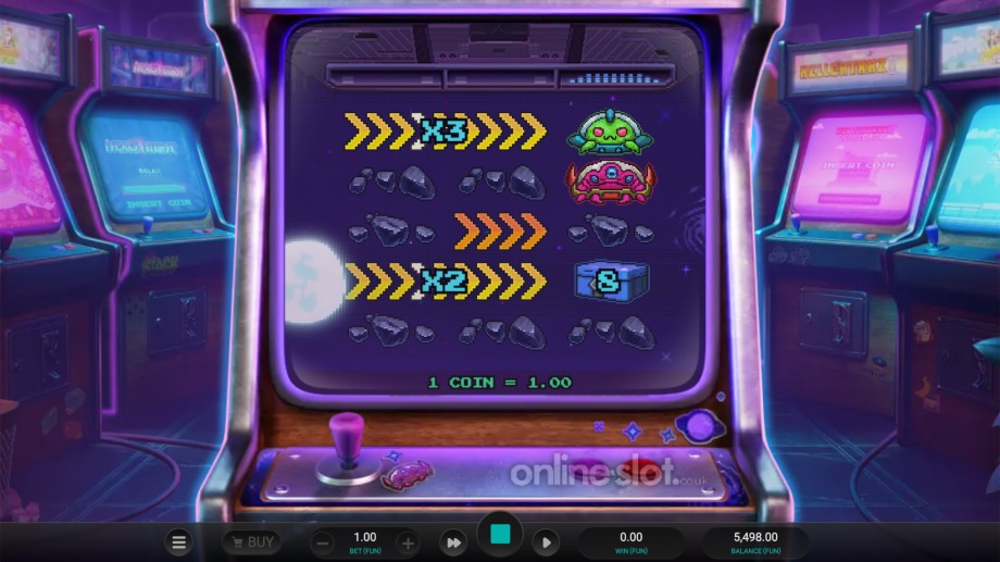 line busters dream drop slot base game