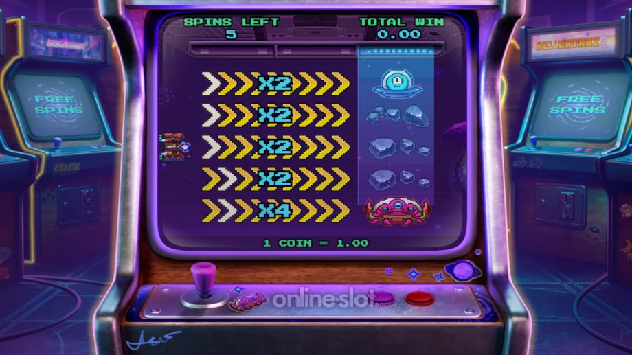 line busters dream drop slot free spins feature