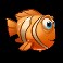 shark frenzy slot orange fish symbol