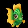 shark frenzy slot yellow and green fish symbol