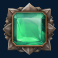 stone gaze of medusa slot green gemstone symbol