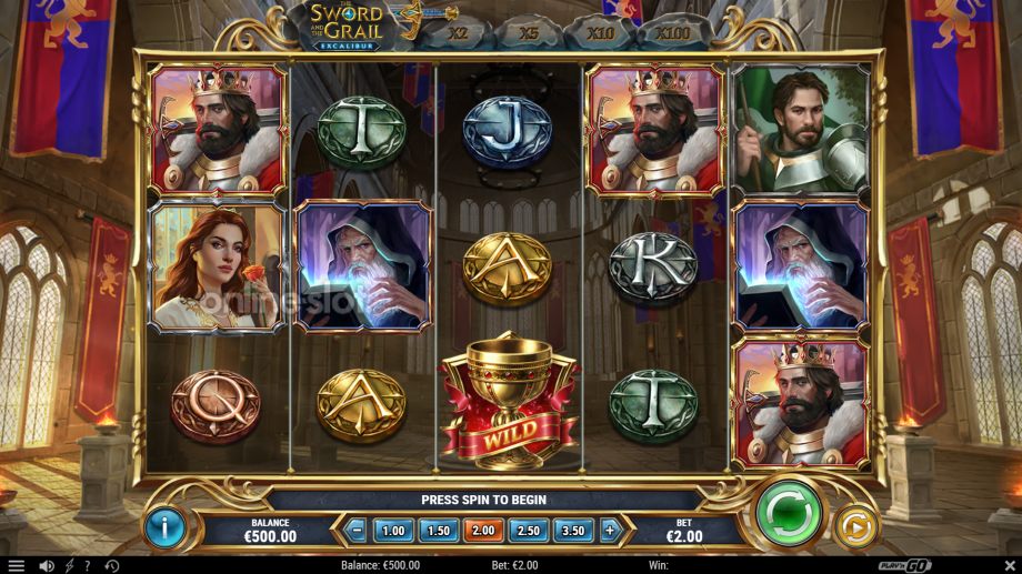 the sword and the grail excalibur slot base game