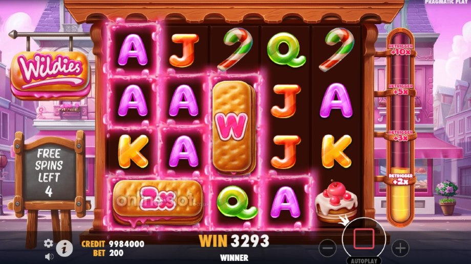 wildies slot free spins feature