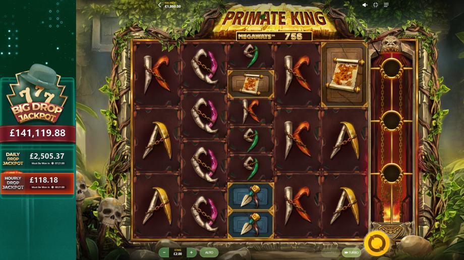 Primate King Megaways basegame