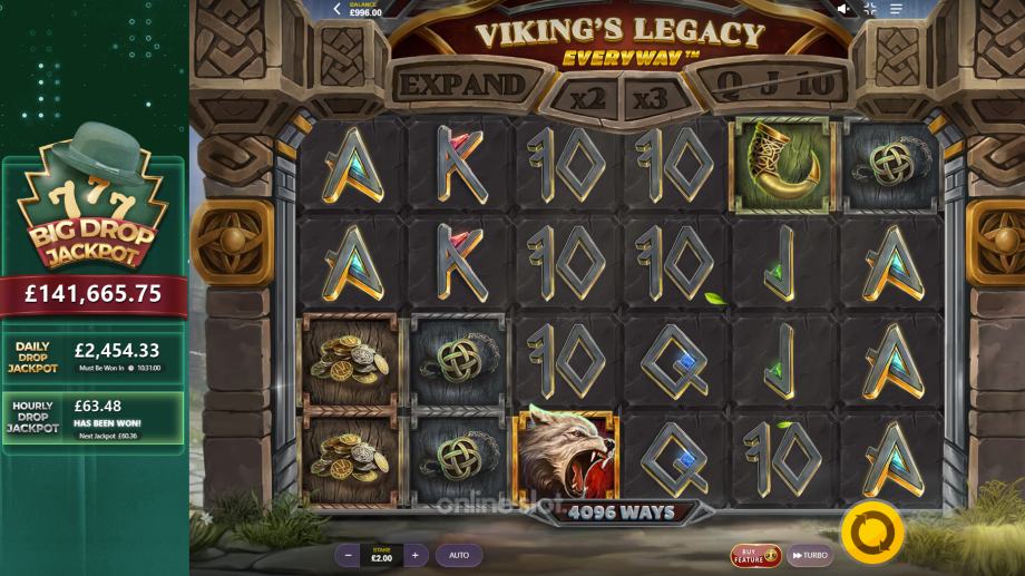 Vikings Legacy Everyway slot basegame