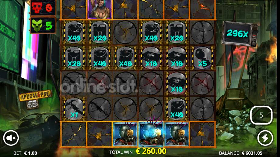 apocalypse super xnudge free spins slot