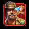 jackpot hunter slot male adventurer symbol
