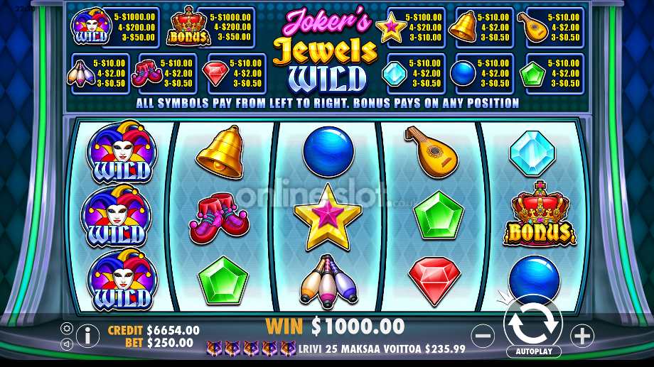 jokers jewels wild basegame