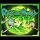 rick and morty strike back slot logo symbol