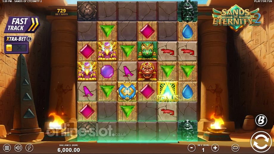 Sands of Eternity slot basegame