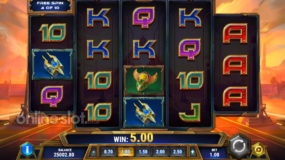 ankh of anubis free spins slot