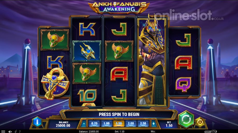 ankh of anubis slot base game