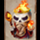 bone raiders slot fire skeleton symbol