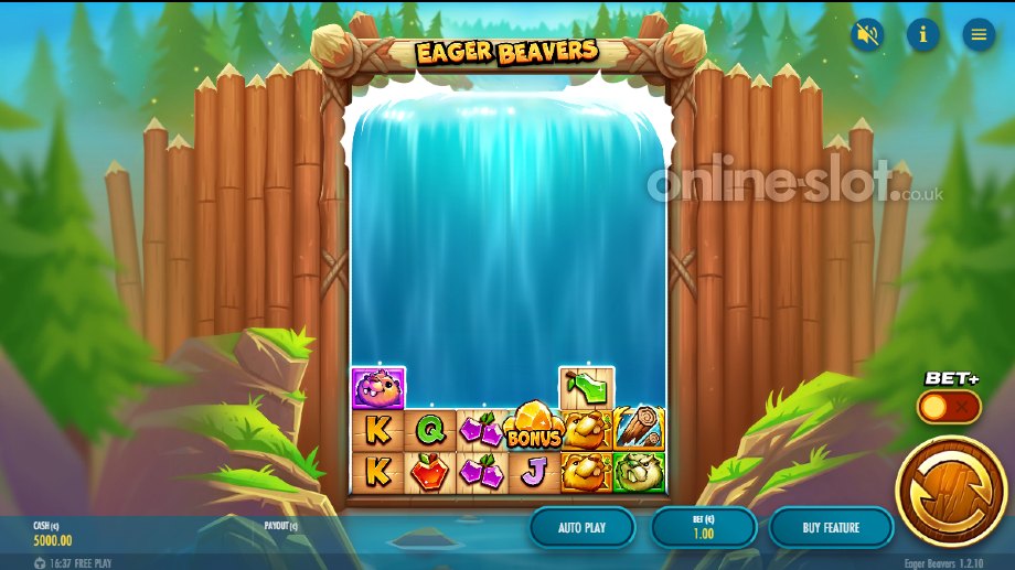 eager beavers slot base game