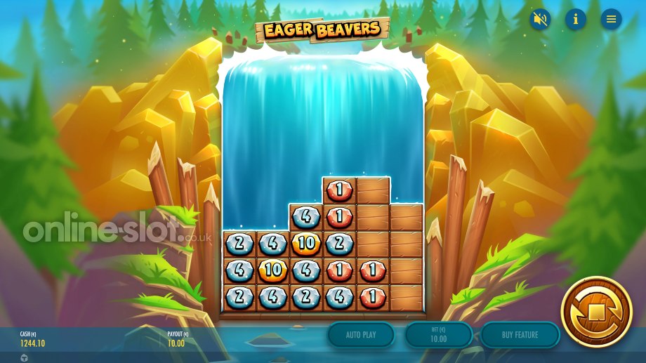 eager beavers slot bonus game