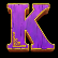 forging wilds slot letter k symbol