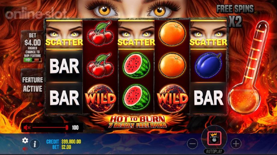 hot to burn 7 deadly free spins free spins slot