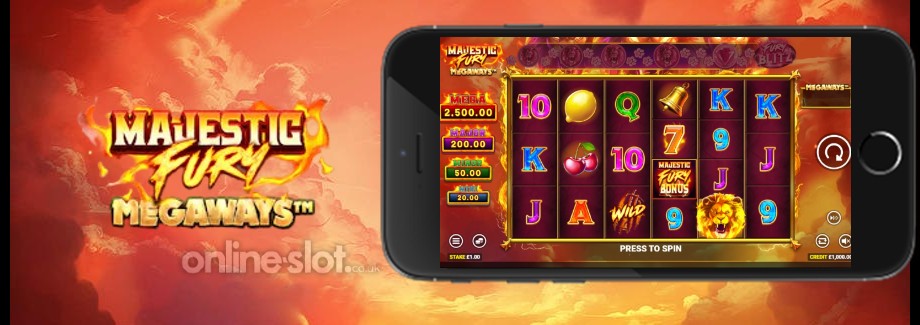 majestic fury megaways mobile slot