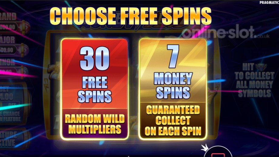 money stacks free spins slot