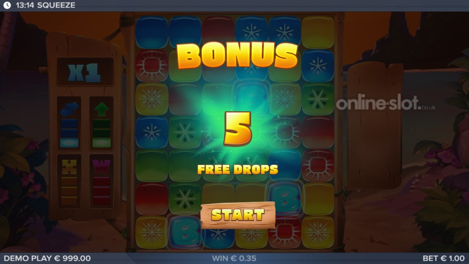 squeeze free spins slot