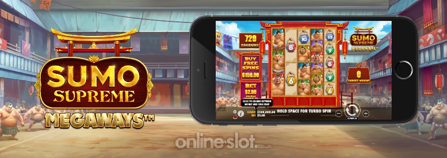 sumo supreme megaways mobile slot