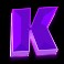 777 Volt GigaBlox slot K symbol