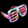 Crank it up slot Fancy glasses symbol