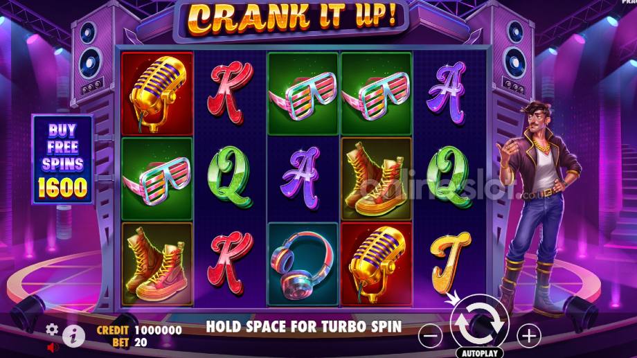 Crank it up slot basegame