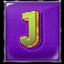 Lock and pop slot J symbol