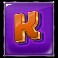 Lock and pop slot K symbol