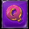 Lock and pop slot Q symbol
