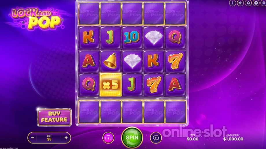 Lock and pop slot basegame
