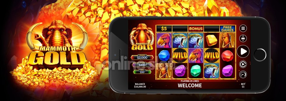 Mammoth gold slot mobile