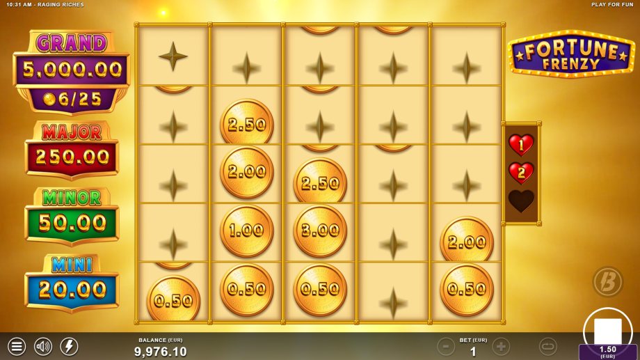 Raging Riches slot Fortune Frenzy