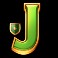Raging Riches slot J symbol