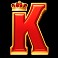 Raging Riches slot K symbol
