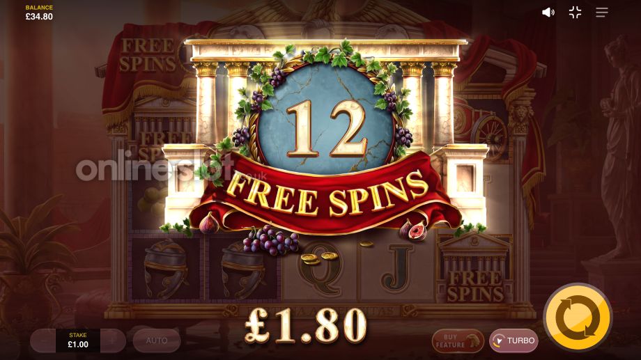Roman Emperors slot freespins
