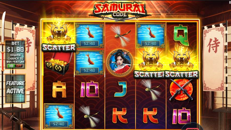 Samurai Code slot freespins