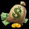 badge blitz slot moneybag symbol